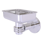 Allied Brass - Continental Collection Wall Mounted Soap Dish Holder - Polished Chrome