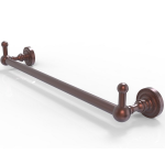 Allied Brass - Dottingham Collection Towel Bar with Integrated Hooks - Antique Copper - DT-41-PEG