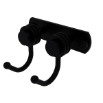 Allied Brass - Mercury Collection 2 Position Multi Hook with Smooth Accent - Matte Black