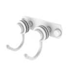 Allied Brass - Mercury Collection 2 Position Multi Hook with Smooth Accent - Matte White