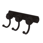 Allied Brass - Mercury Collection 3 Position Multi Hook with Smooth Accent - Oil Rubbed Bronze