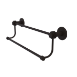 Allied Brass - Mercury Collection Double Towel Bar with Smooth Accent - Oil Rubbed Bronze