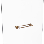 Allied Brass - Monte Carlo Collection 18 Inch Back to Back Shower Door Towel Bar - Brushed Bronze