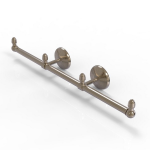 Allied Brass - Monte Carlo Collection 3 Arm Guest Towel Holder - Antique Pewter