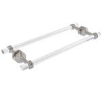 Allied Brass - Pacific Beach Collection 18 Inch Back to Back Shower Door Towel Bar - Satin Nickel