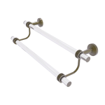Allied Brass - Pacific Beach Collection 18 Inch Double Towel Bar - Antique Brass