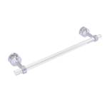 Allied Brass - Pacific Beach Collection 18 Inch Shower Door Towel Bar with Dotted Accents - Satin Chrome