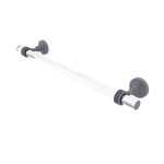 Allied Brass - Pacific Grove Collection 18 Inch Towel Bar with Dotted Accents - Matte Gray