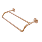 Allied Brass - Pipeline Collection Double Towel Bar - Brushed Bronze