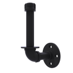 Allied Brass - Pipeline Collection Upright Toilet Paper Holder - Matte Black