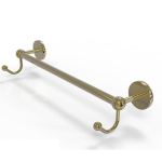 Allied Brass - Prestige Skyline Collection Towel Bar with Integrated Hooks - Unlacquered Brass