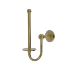 Allied Brass - Sag Harbor Collection Upright Toilet Tissue Holder - Unlacquered Brass