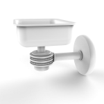 Allied Brass - Satellite Orbit One Collection Wall Mounted Soap Dish - Matte White