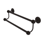Allied Brass - Satellite Orbit Two Collection Double Towel Bar with Smooth Accent - Oil Rubbed Bronze