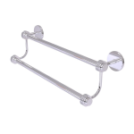 Allied Brass - Satellite Orbit Two Collection Double Towel Bar with Smooth Accent - Polished Chrome