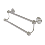 Allied Brass - Satellite Orbit Two Collection Double Towel Bar with Smooth Accent - Satin Nickel