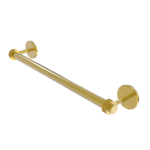 Allied Brass - Satellite Orbit Two Collection Towel Bar with Smooth Accent - Polished Brass