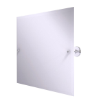 Allied Brass - Shadwell Collection Frameless Landscape Rectangular Tilt Mirror with Beveled Edge - Polished Chrome