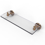 Allied Brass - Shadwell Collection Glass Vanity Shelf with Beveled Edges - Brushed Bronze