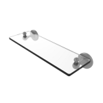 Allied Brass - Shadwell Collection Glass Vanity Shelf with Beveled Edges - Matte Gray