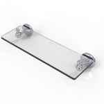Allied Brass - Shadwell Collection Glass Vanity Shelf with Beveled Edges - Polished Chrome
