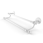 Allied Brass - Skyline Collection Double Towel Bar - Matte White