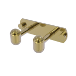 Allied Brass - Tango Collection 2 Position Multi Hook - Unlacquered Brass