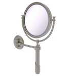 Allied Brass - Tribecca Collection Wall Mounted Make-Up Mirror 8 Inch Diameter - Satin Nickel