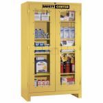 Lyon, LLC - All-Welded 48″w x 24″d x 82″h Steel Clearview Safety Center Cabinet