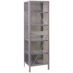 Lyon, LLC - All-Welded 24″w x 21″d x 78″h Steel Industrial Ventilated Storage Cabinet