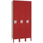 Lyon, LLC - Single Tier 12″w x 18″d x 66″h PDQ Metal Locker 3 Wide