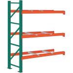 Lyon, LLC - 3 Level 96″w x 48″d x 144″h Pallet Racking with Front-to-Back Supports Add-On