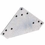 Lyon, LLC - Slotted Steel Angle Gusset - 12 Pack