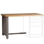 Lyon, LLC - Workbench Kit for Bench Height Modular Cabinets