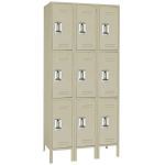 Lyon, LLC - Standard Steel Triple Tier Locker - 3 Wide