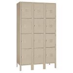 Lyon, LLC - Standard Steel Four Tier Locker - 3 Wide