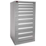 Lyon, LLC - Quick Ship 10 Drawer Modular Cabinet with 180 Compartments Standard Wide Eye-Level Height