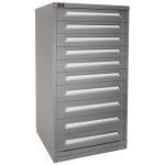 Lyon, LLC - Quick Ship 10 Drawer Modular Cabinet with 168 Compartments Standard Wide Eye-Level Height