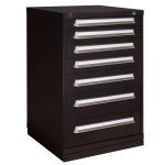 Lyon, LLC - 7 Drawer Modular Cabinet with 114 Compartments Standard Wide Counter Height