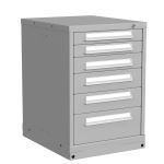 Lyon, LLC - 6 Drawer Modular Cabinet 1002 - Slender Wide - Bench Height