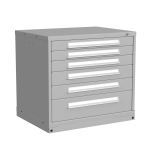 Lyon, LLC - 6 Drawer Modular Cabinet 1002 - Medium Wide - Bench Height