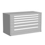 Lyon, LLC - 6 Drawer Modular Cabinet 1002 - Double Wide - Bench Height