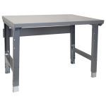 Lyon, LLC - Adjustable Workbench with Painted Steel Top
