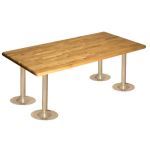 Lyon, LLC - ADA Locker Room Bench with Steel Pedestals