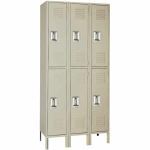 Lyon, LLC - Standard Steel Double Tier Locker - 3 Wide