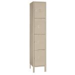 Lyon, LLC - Standard Steel Four Tier Locker - 1 Wide