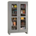 Lyon, LLC - All-Welded 48″w x 24″d x 82″h Steel Industrial Clearview Storage Cabinet