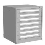 Lyon, LLC - 7 Drawer Modular Cabinet 1001 - Standard Wide - Bench Height