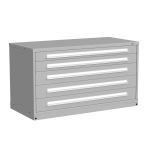 Lyon, LLC - 5 Drawer Modular Cabinet B - Double Wide - Bench Height
