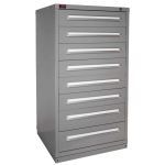 Lyon, LLC - Quick Ship 8 Drawer Modular Cabinet with 104 Compartments Standard Wide Eye-Level Height